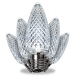 Kringle Traditions TM C9 120V Dimmable Cool White LED Christmas Light Bulbs