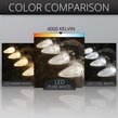 Kringle Traditions TM C9 120V Dimmable Pure White LED Christmas Light Bulbs