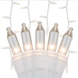 Clear Curtain Lights, 150 Lights on White Wire