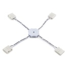 Single Color 4-Way Connector
